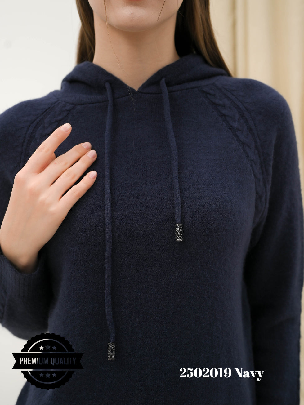 Cammomile 2502019 V20 Sweater Hoody lengan panjang