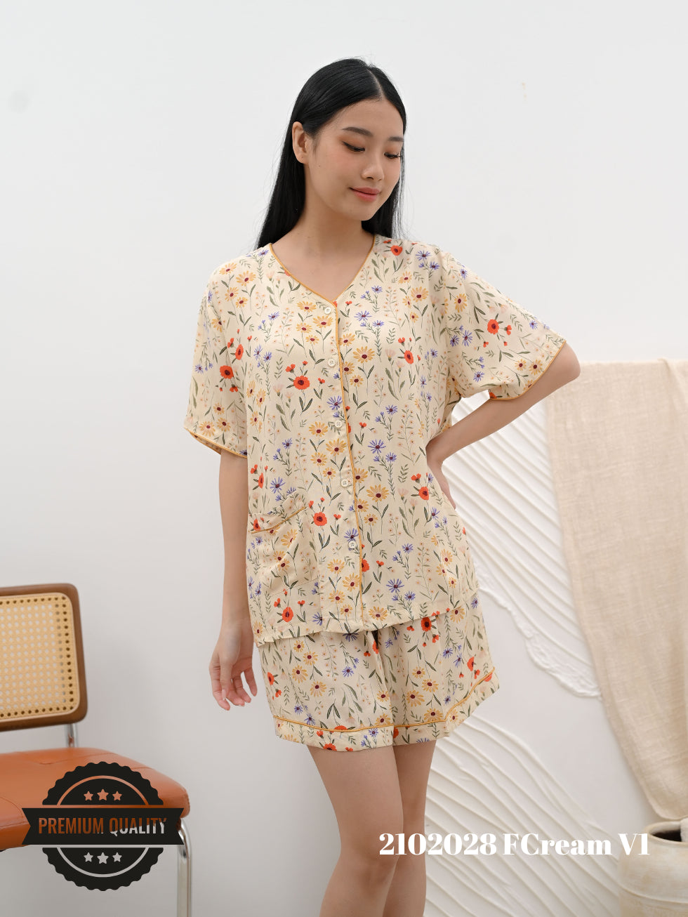 Cammomile 2102028 Set Piyama Pendek