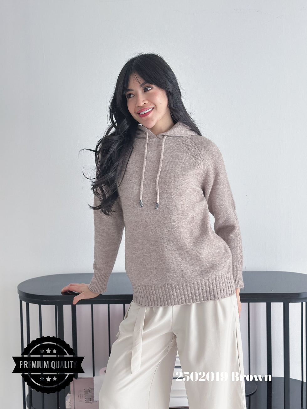 Cammomile 2502019 V20 Sweater Hoody lengan panjang