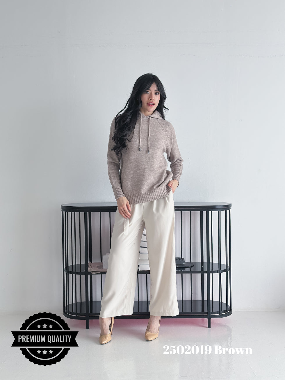 Cammomile 2502019 V20 Sweater Hoody lengan panjang