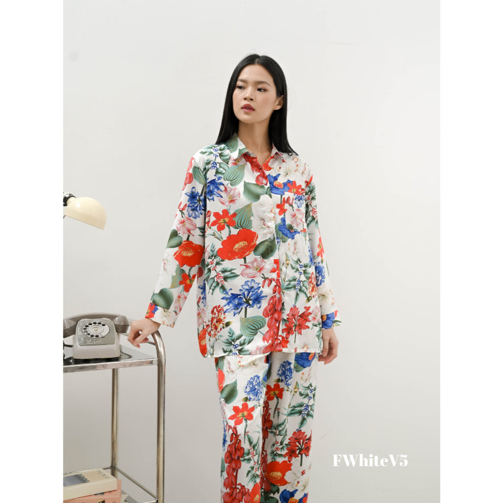 Cammomile 2210002 piyama list hitam