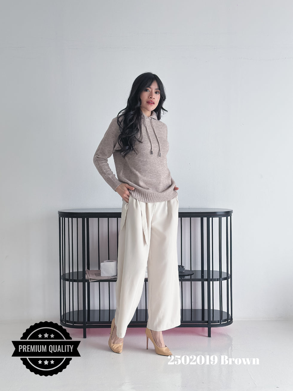 Cammomile 2502019 V20 Sweater Hoody lengan panjang
