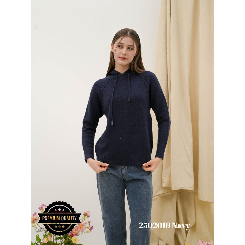 Cammomile 2502019 V20 Sweater Hoody lengan panjang